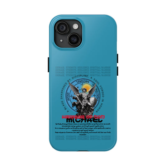 Tough Phone Cases: Inspirational Quote Phone Case, Gift for Strength Lovers, Durable Steel Blue Phone Case, Protective Case for Men & [...]